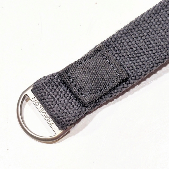 TRAVELON Gray Crossbody Webbing STRAP Nickel Hardware Fits Heritage Hobo Bag - Picture 7 of 7